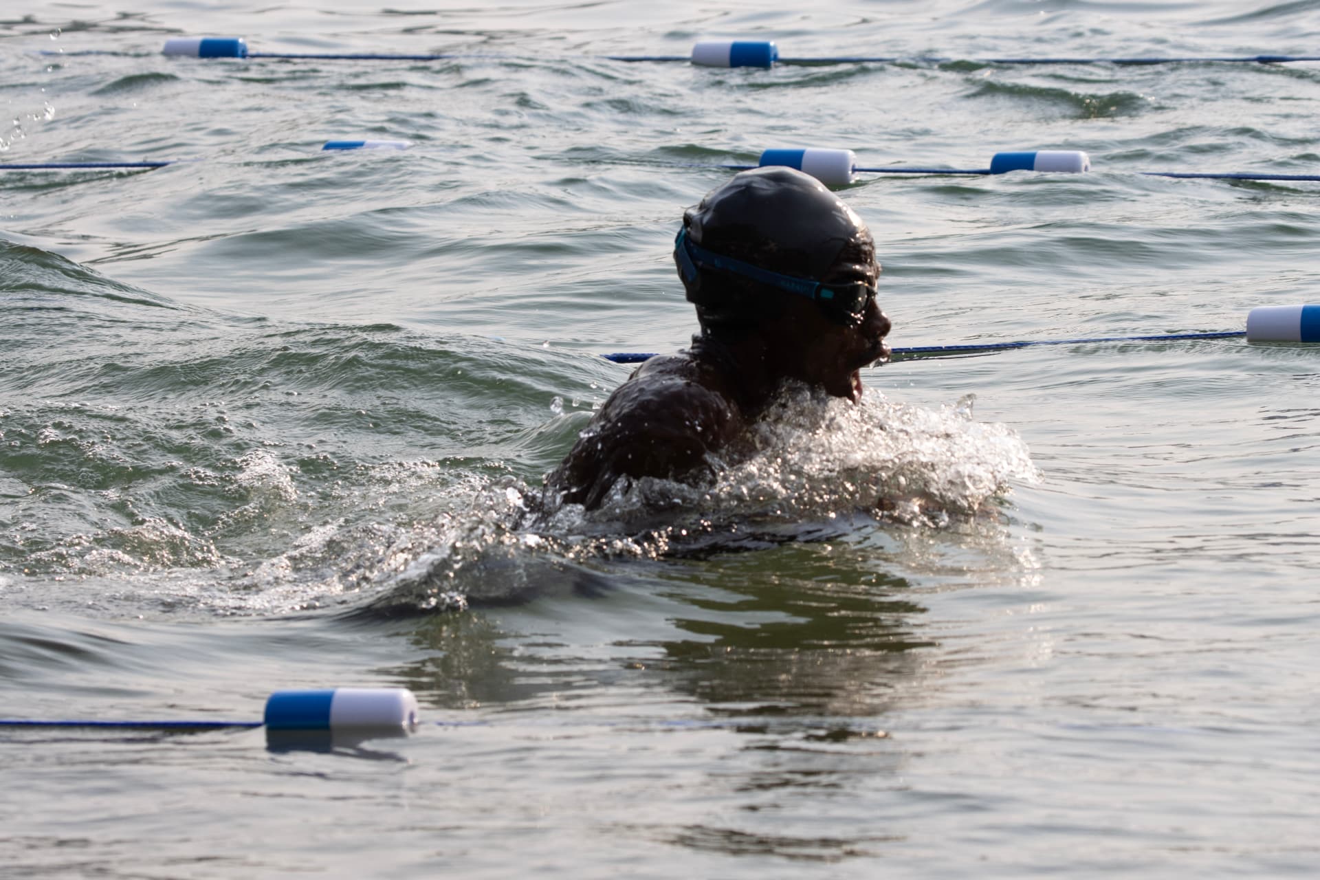 Another breaststroke swimmer