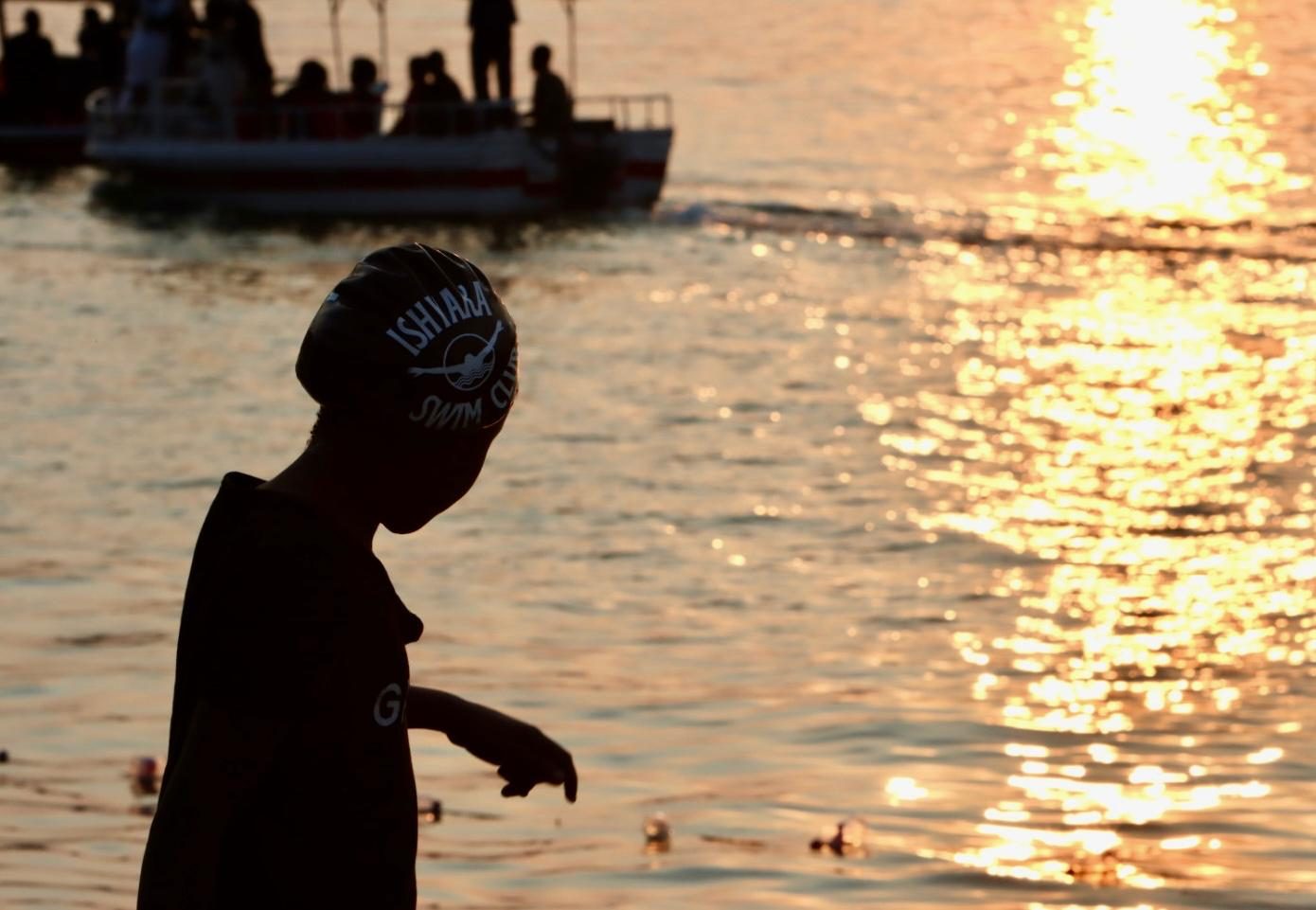 Ishyaka Swim Cap at Karongi Sunset